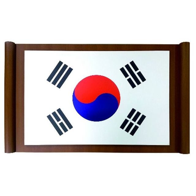 정부권장 좌우보필형 족자형 태극기 소 200x300mm