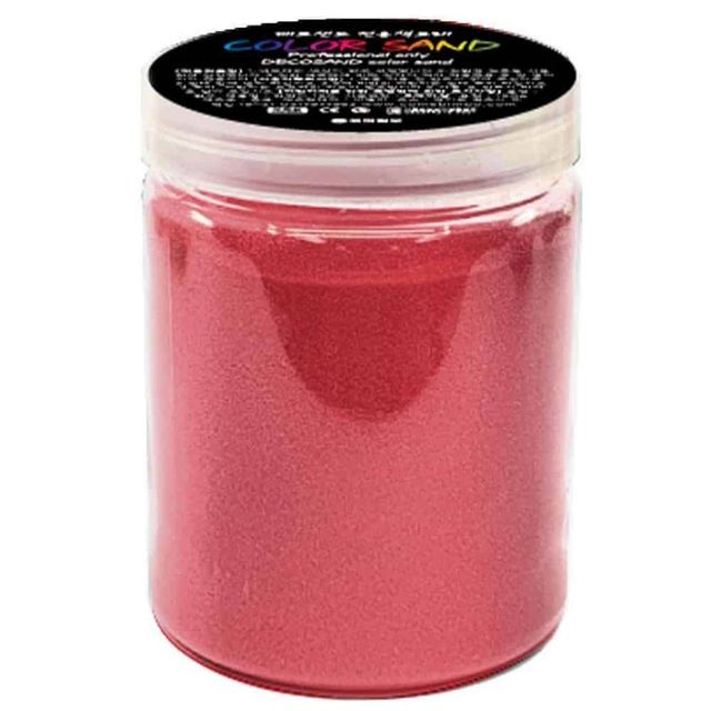 샌드아트 색모래 250g 빨강 모래놀이장난감 초등미술재료 DIY만들기