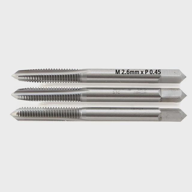 슈퍼툴 SKS 핸드탭 2.6mm - 정밀 나사산 가공 수작업 공구