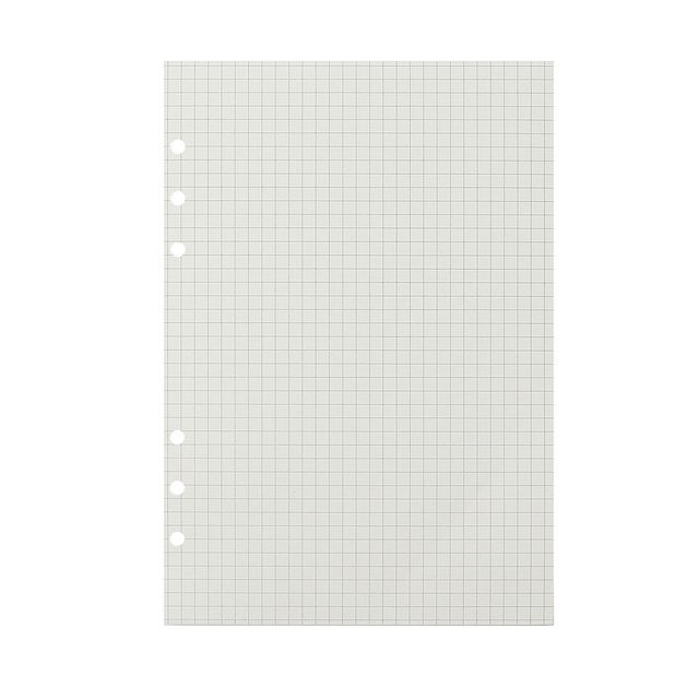 채움 6공 모눈 A5 다이어리 속지 리필 그리드 180매