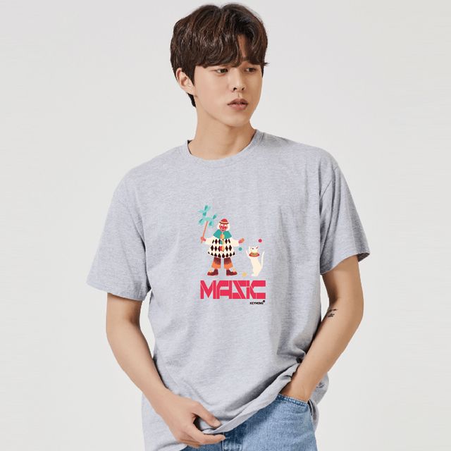 키밍 MASIC 마술 마법 그래픽 캐쥬얼 반팔티