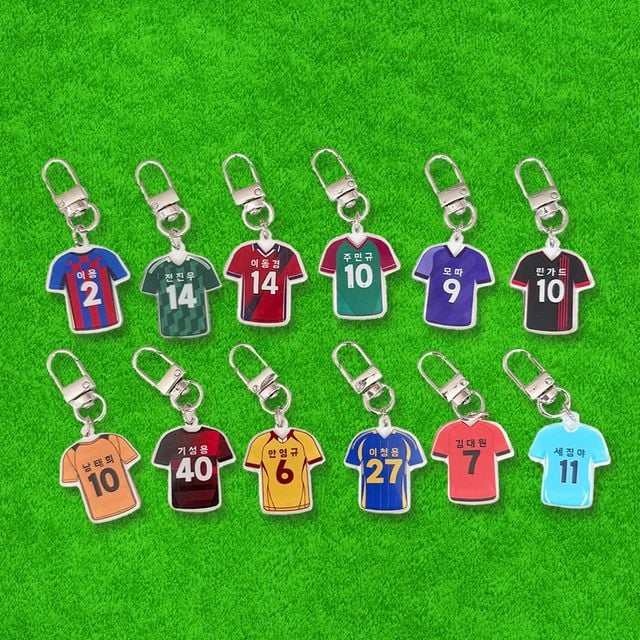 K리그 축구 유니폼 아크릴 키링 주문제작 굿즈