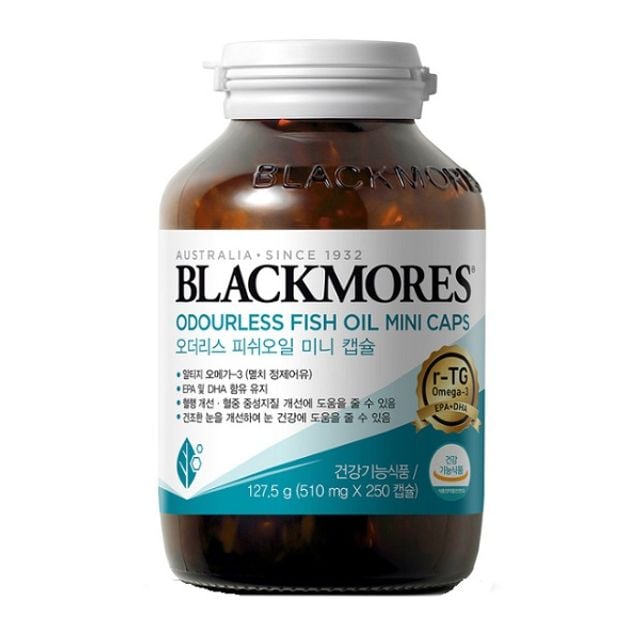co 블랙모어스 피쉬오일 미니 캡슐 510mg x 250