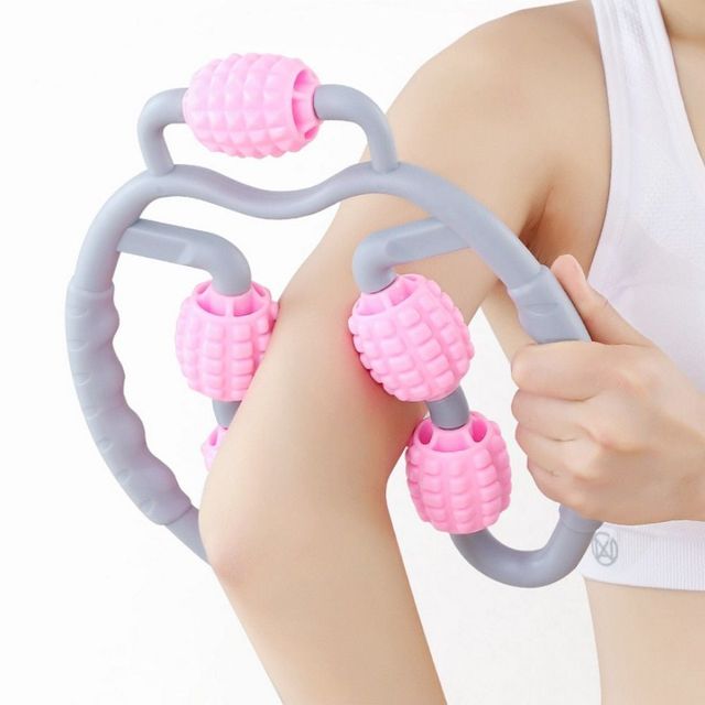팔뚝살다리마사지기 목 허벅지마사지기 하체 시원한 롤링지압기 그립감