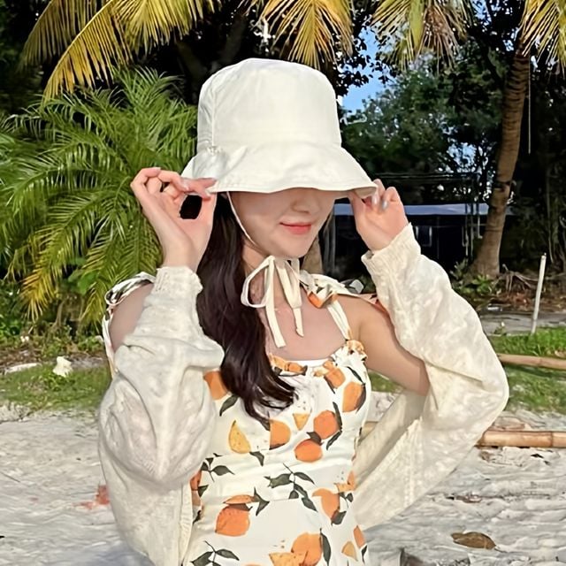 (보리별) 러블리 끈 버킷햇 벙거지 여성 리본 턱끈