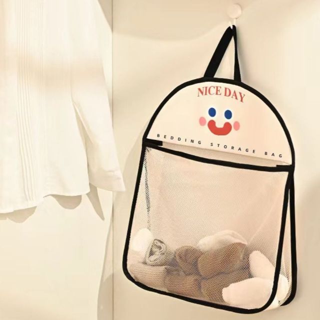 메쉬 벽걸이 주머니 수납 포켓 속옷 정리함 보관함
