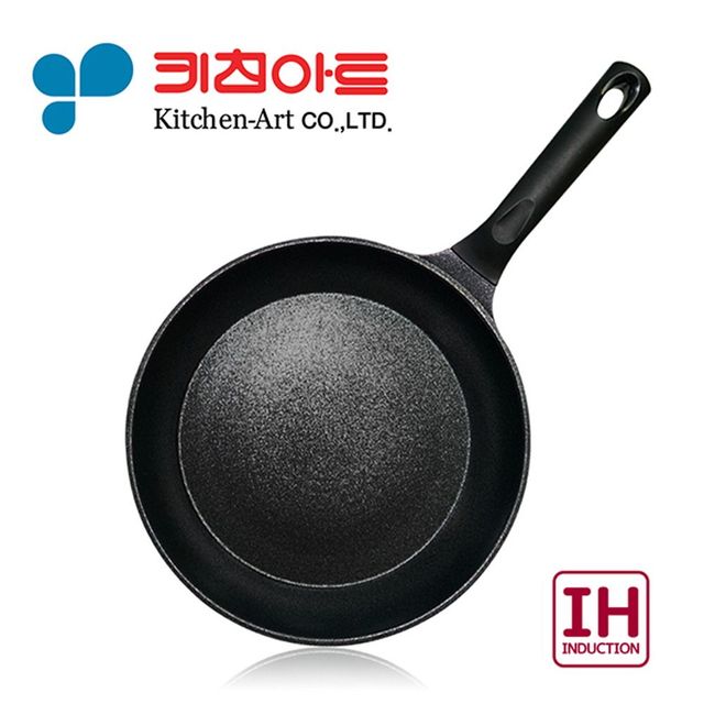 인덕션 프라이팬 28cm 코팅 구이팬 꼬뜨실버 후라이팬