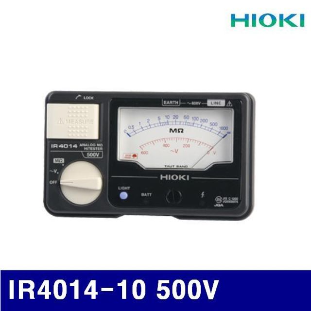 BS 히오끼 4160267 아날로그 절연저항계 IR4014-10 500V 1000 (1EA)