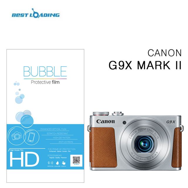 버블 HD강화필름 2장 캐논 G9X MARK2 액정보호필름 버