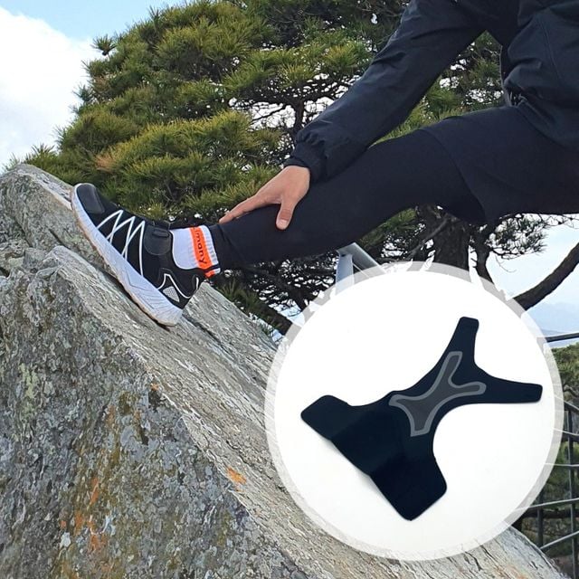 등산 헬스 얇은 발목보호대 오른발 M