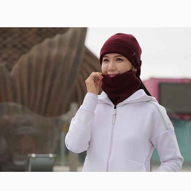 하후캐나다 방한 모자워머 세트 P0000DVE
