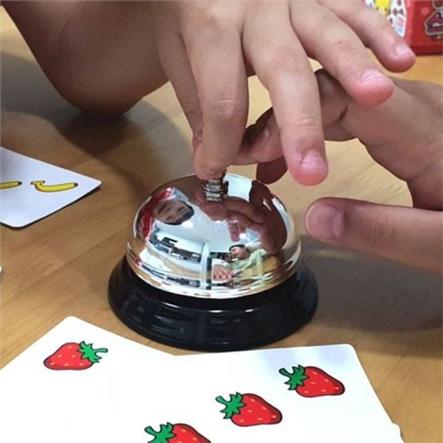 탁상용 용호 호출 벨 음식점 콜벨 카운터 업소용 테이블 중형 식당 수동 금속