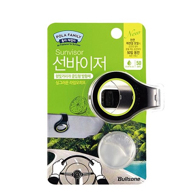 폴라패밀리 선바이저 모히또 향 - 실내용 방향제 차량용 탈취