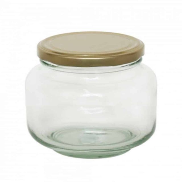 유리 저장용기 L형 250ml 유리병밀폐용기 수제청용기 과일청유리병