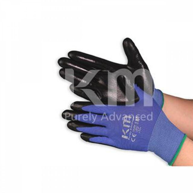 TBZ SQ-A158 GLOVE 산업용 작업 장갑 BLUE BLACK