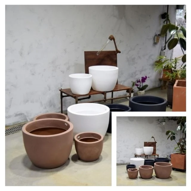 이탈리아 단지형 PE 대형화분 R3850.50x37cm 가벼운화분 이태리화분 야외화분 실외화분