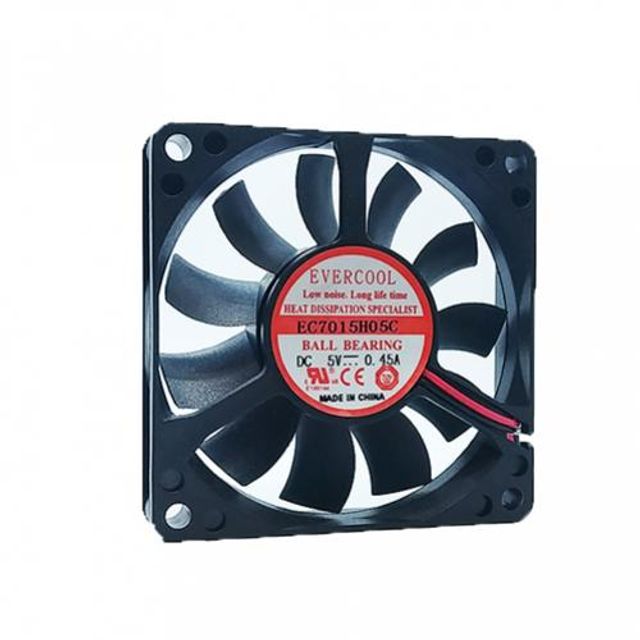 에버쿨 DC 5V 70mm 케이스 팬쿨러 2핀 EC7015H05C-2P