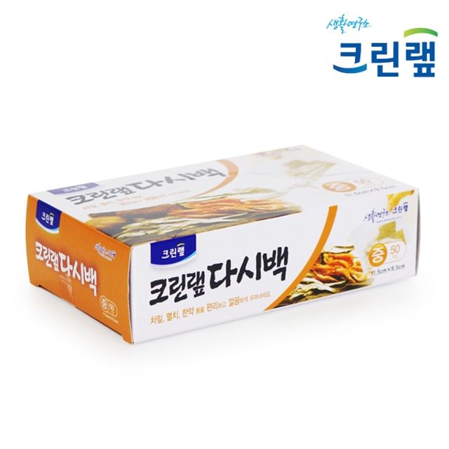 크린랩 다시백(중) 50매 - 주방용 위생 롤백