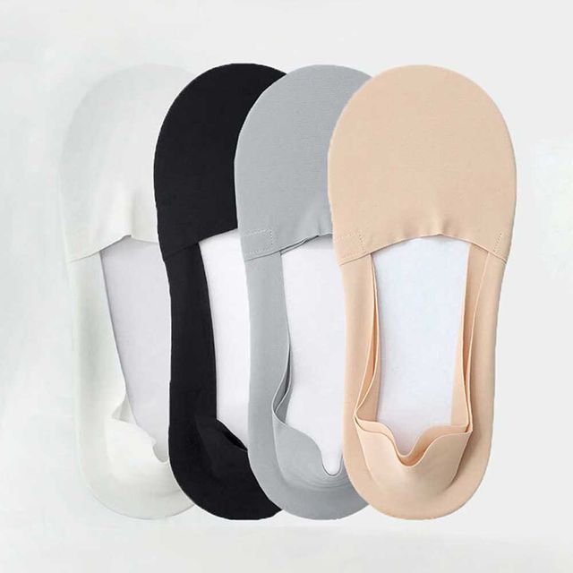 무봉제 실리콘 덧신 여성 페이크삭스