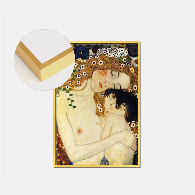 클림트 엄마와 아기 직소퍼즐 명화퍼즐 골드 액자 그림 인테리어액자 세계명화