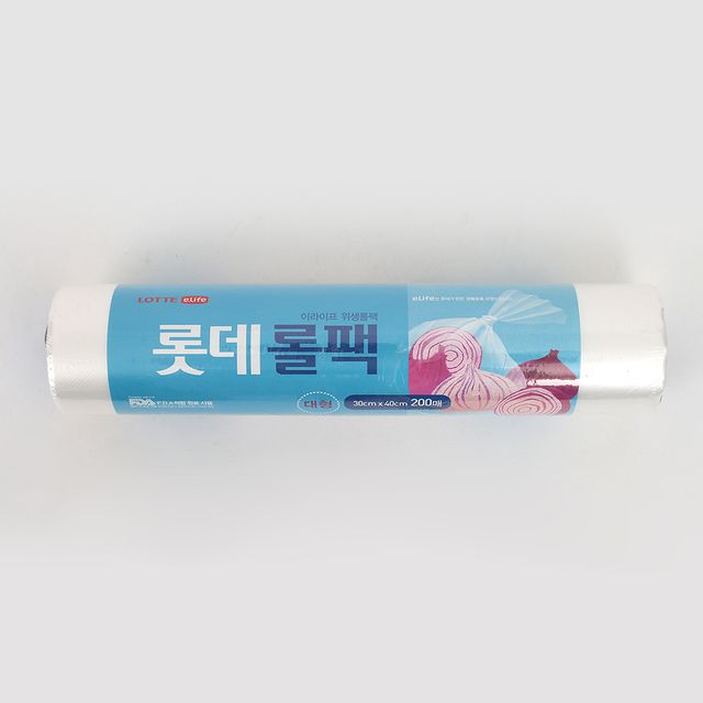 위생 롤백 200매입 대형, 음식 보관 비닐팩