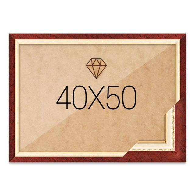 보석십자수액자 40x50 고급형 수지 체리