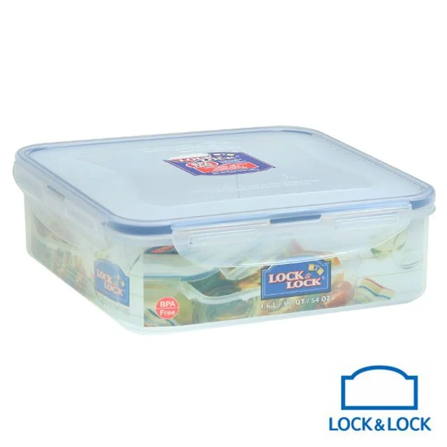 혜명몰 락앤락 정사각밀폐용기 1600ml HPL858 사각플라스틱용기 플라스틱밀폐용기 밀페용기 소분용기 음식
