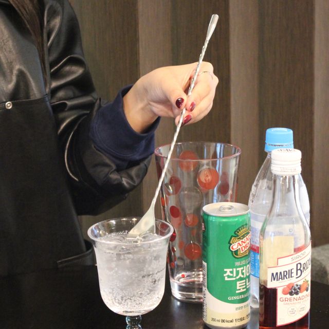 스텐 고급형 머들러 스틱 바스푼 30cm 하이볼머들러