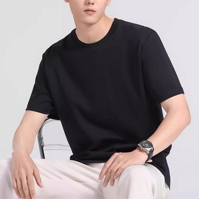 여름 쿨 반팔 티셔츠 심플 캐주얼 남녀공용 상의
