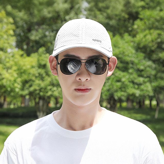남성 메쉬 썸머 스포츠 볼캡 통풍 쿨링 야외모자