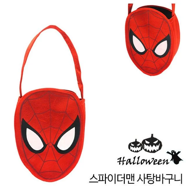 할로윈 스파이더맨 사탕바구니 파티의상 코스튬