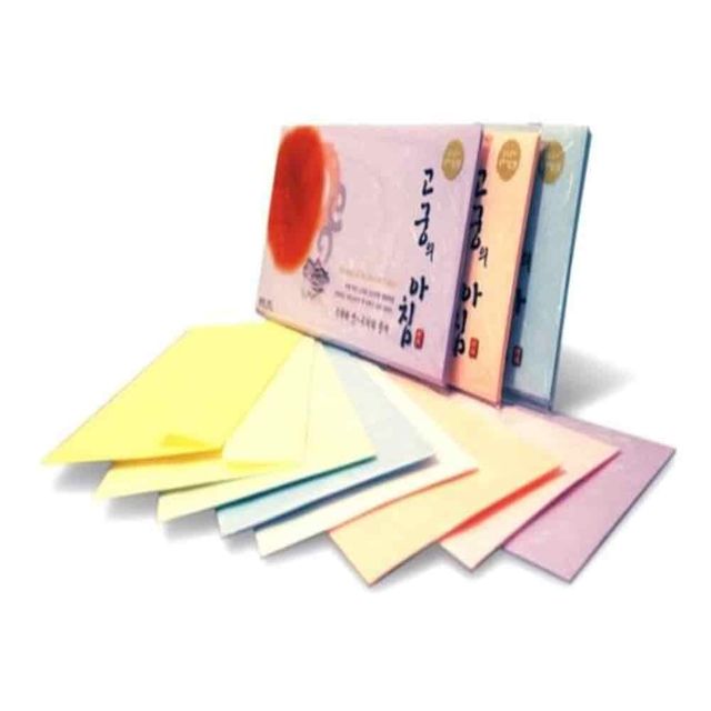 봉투 A4 85g 5매 연분홍 대례지 카드종이 A4한지 한지편지지