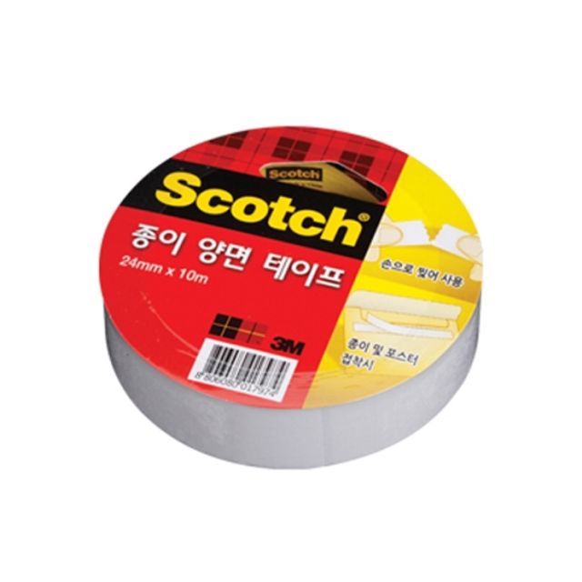 3M)종이양면테이프(2410/24mmx10m/3인치)-갑(12개입)