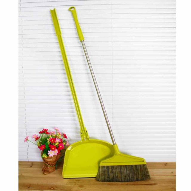 빗자루 쓰레받이 세트 890mm 야외빗자루 손잡이긴빗자루 캠핑빗자루 계단청소빗자루 잘쓸리는빗자루