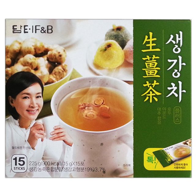 담터 생강차플러스 15g X 15포 따뜻한 생강 차 세트