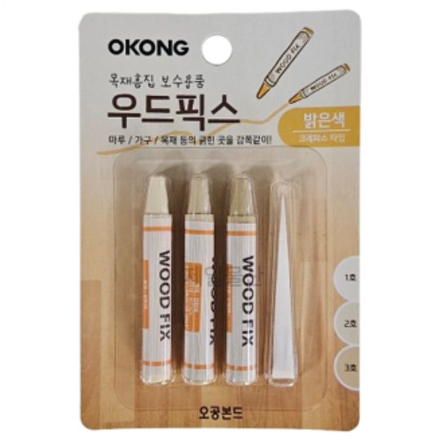오공 우드픽스 밝은색 누구나 쉽게 목재 보수 1개