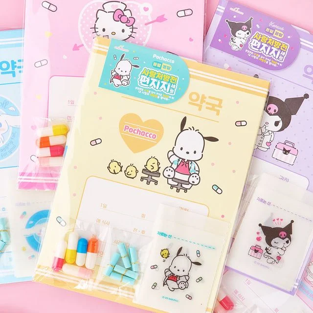 산리오 편지지세트 20장, WL 사랑 편지지 엽서 카드 봉투