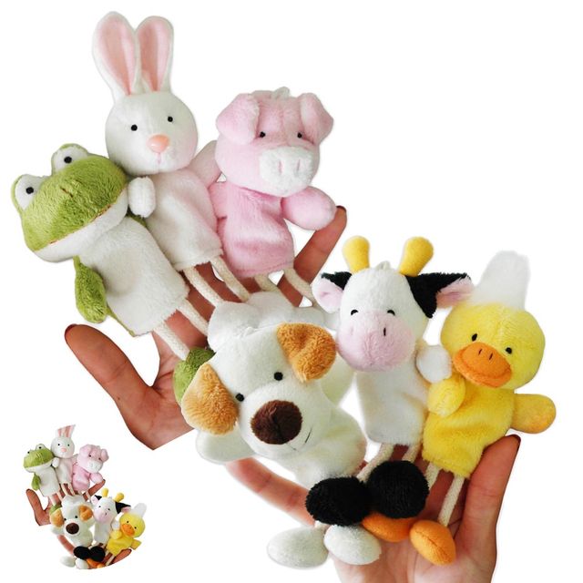 인형극 손가락 인형, 가축 동물 6종 세트