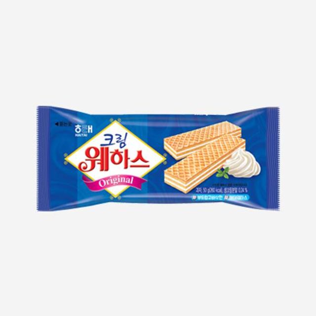 해태 크림 웨하스 50g