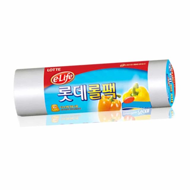 롯데 롤팩 500매 일회용비닐팩 일회용비닐백 위생봉지