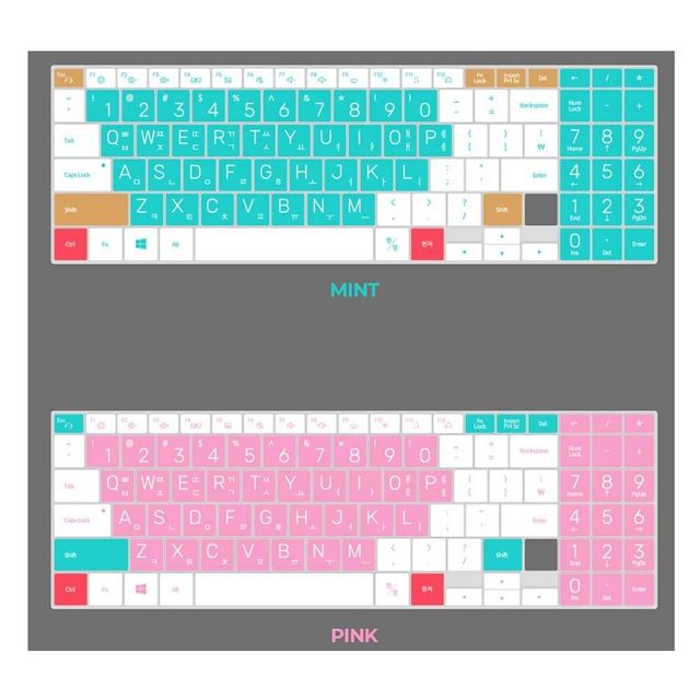 TBZ 삼성 플렉스2 NT950QDA타공 노트북 마카롱 문자키스킨