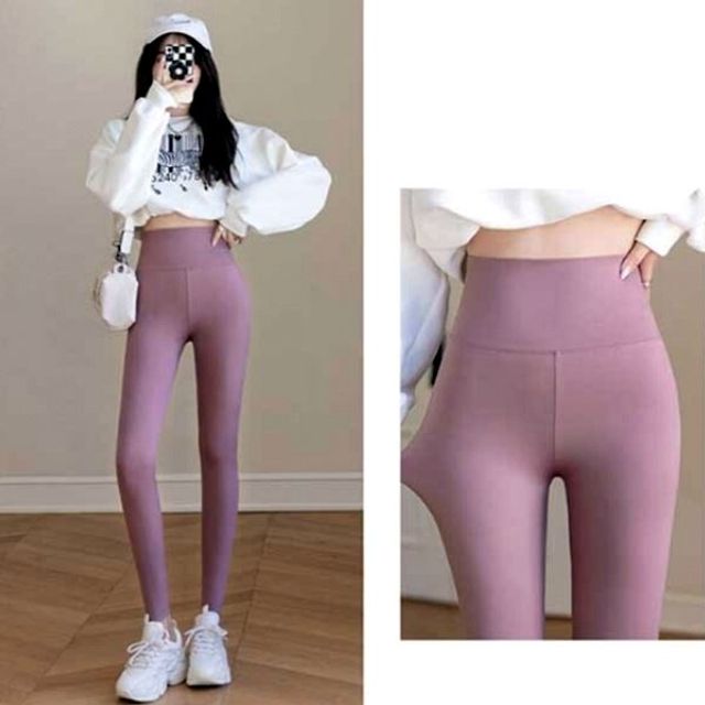하이웨스트레깅스 핑크 쫀쫀한요가헬스레깅스