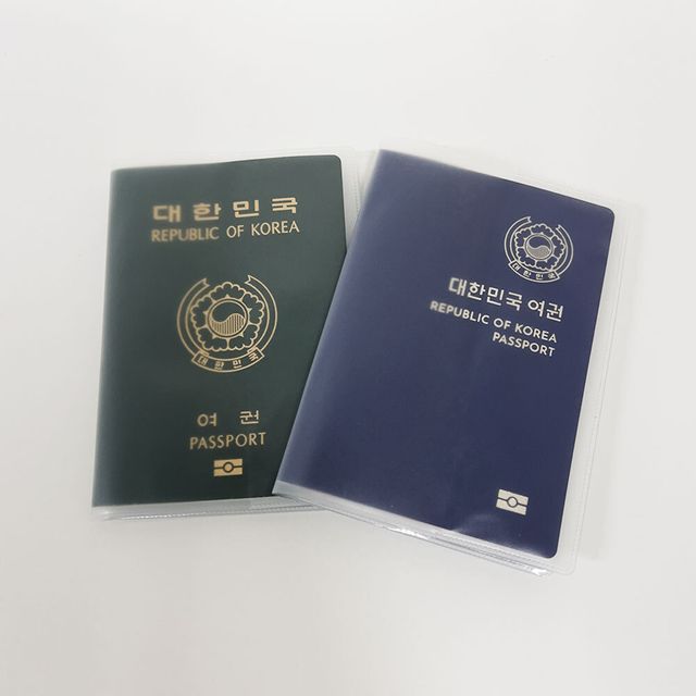PVC 반투명 여권케이스 커버