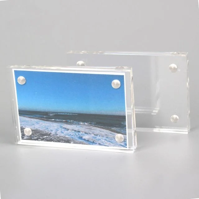 증명사진 인화사진 장식 아크릴 자석 액자 4x6cm