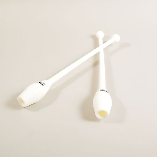 곤봉 36cm 리듬 아동용 니스포 체조 흰색 응원