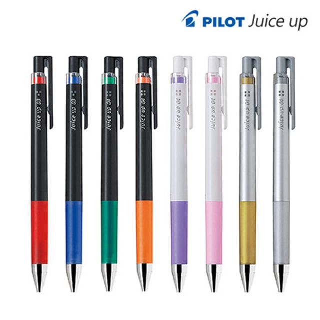PILOT 쥬스업 중성 볼펜, 사무용 필기구 0.4mm