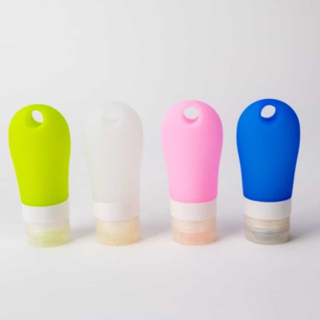 실리콘 고리공병 60ml 샘플용기 화장품펌프용기 로션