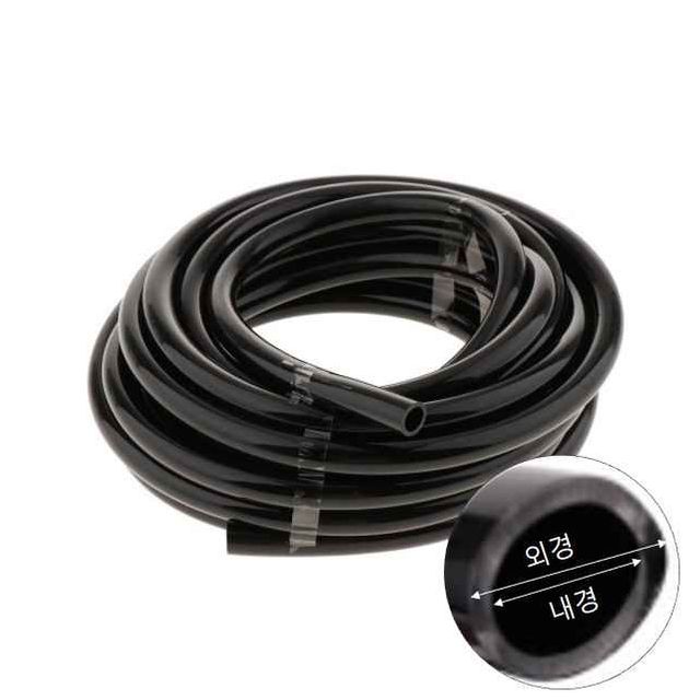 쿨러호스 검정 4mm(내경) 7mm(외경) 200M 1롤