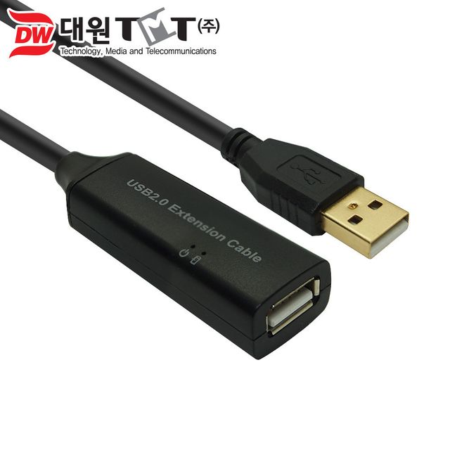 USB 2.0 무전원 리피터 케이블 20M (아답터 별매)