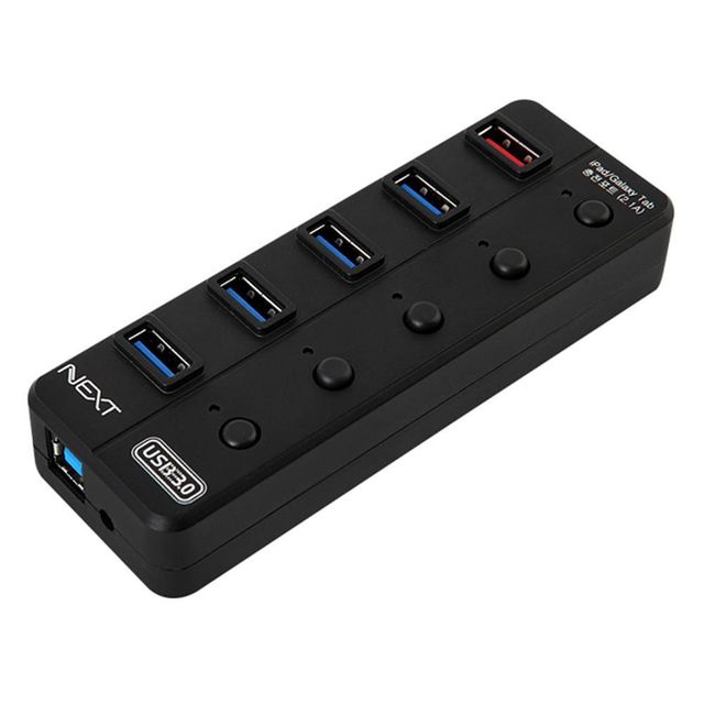 USB3.0 5포트 USB허브 개별스위치 및 스마트폰